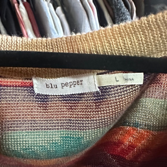 Aztec Blu Pepper size large Patterned Sweater - Multicolor - Picture 2 of 3